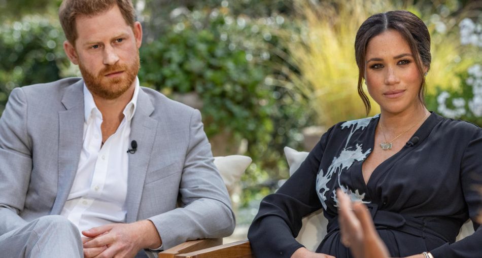 Prince Harry and Meghan and Oprah